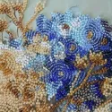 Kit de broderie de perles "Hortensias en Porcelaine" 22x29 cm AAB-975