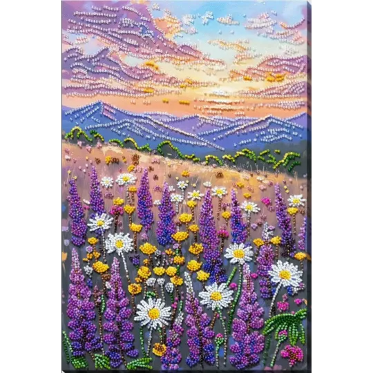 Kit de broderie perles "Vallée de Rêves" 22x33 cm AAB-974