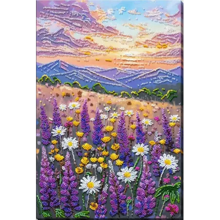 Kit de broderie perles "Vallée de Rêves" 22x33 cm AAB-974