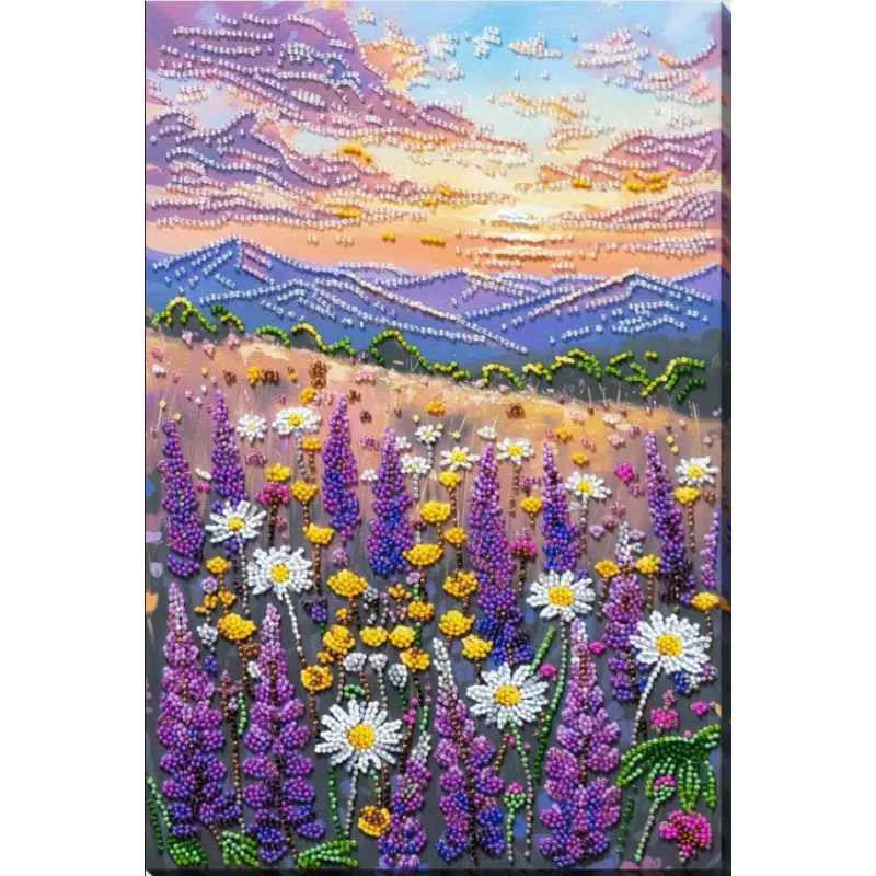 Kit de broderie perles "Vallée de Rêves" 22x33 cm AAB-974