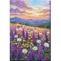 Kit de broderie perles "Vallée de Rêves" 22x33 cm AAB-974