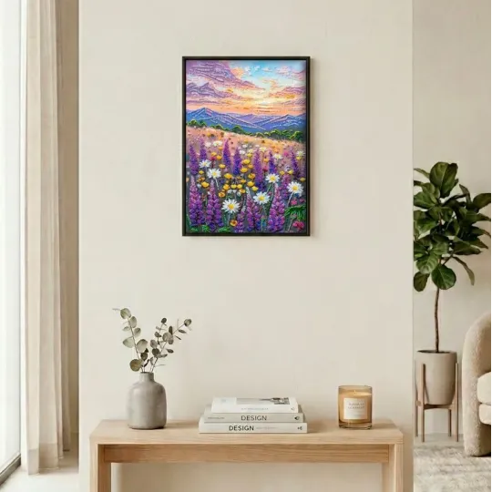 Main Bead Embroidery Kit "Valley of Dreams" 22x33 cm AAB-974