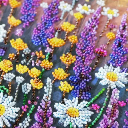 Main Bead Embroidery Kit "Valley of Dreams" 22x33 cm AAB-974