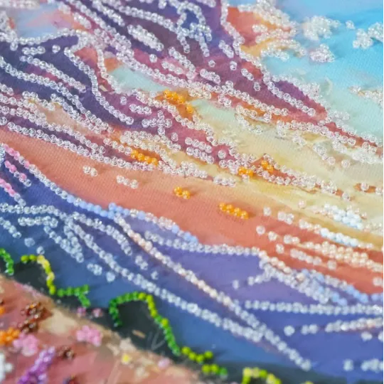 Kit de broderie perles "Vallée de Rêves" 22x33 cm AAB-974