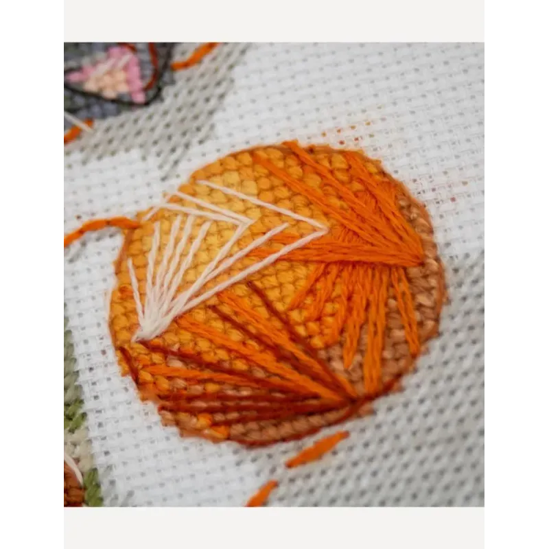 Набор для вышивания крестиком "Кошки и нитки" 20x20 см SRA1035