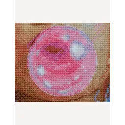 Cross Stitch Kit "Bubblegum Dreams" 20x20 cm SRA1032