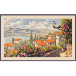 Cross stitch kit "Whispers of Summer" 43,5x25 cm SK276