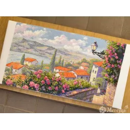 Siuvinėjimo kryželiu rinkinys "Vasaros šnabždesiai" 43,5x25 cm SK276