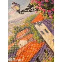 Siuvinėjimo kryželiu rinkinys "Vasaros šnabždesiai" 43,5x25 cm SK276