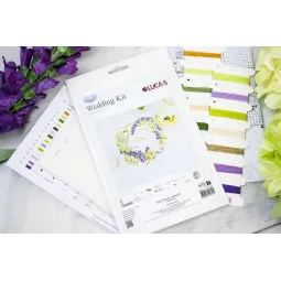 Vestuvių rinkinys "Karališka širdis" 11x11 cm SW05