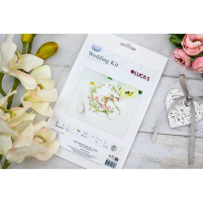 Vestuvių rinkinys "Meilės kvapas" 10x10 cm SW04