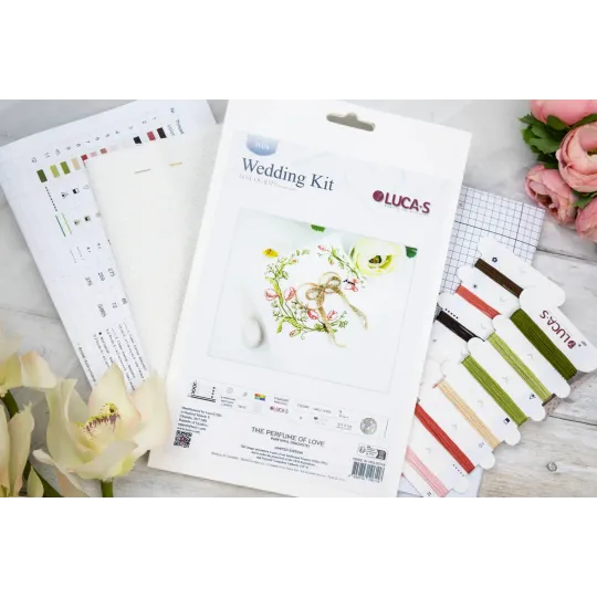 Hochzeit Kit "Der Duft der Liebe" 10x10 cm SW04
