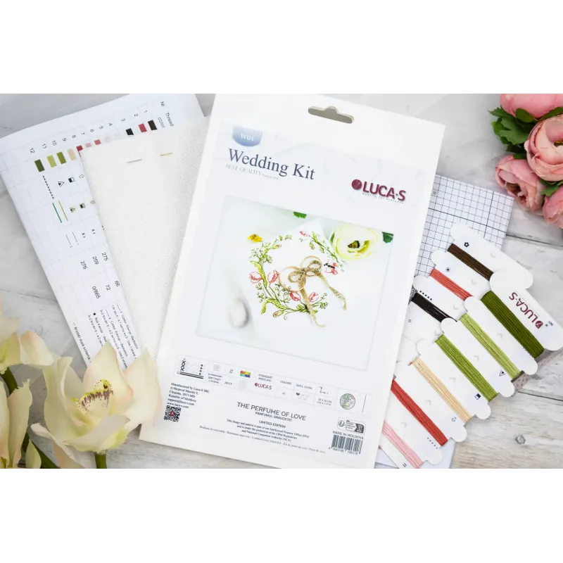 Hochzeit Kit "Der Duft der Liebe" 10x10 cm SW04