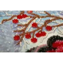 Mini Bead embroidery kit "Warmth together" 15x15 cm AAM-183