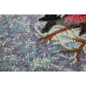 Mini Bead embroidery kit "Warmth together" 15x15 cm AAM-183