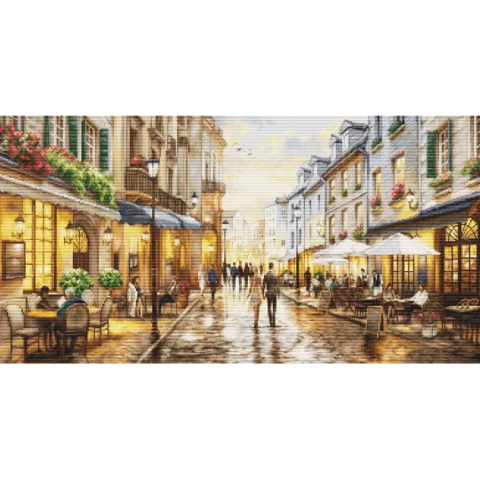 Petit Point Kit "Night Cafe" 40 x 20 cm SG729