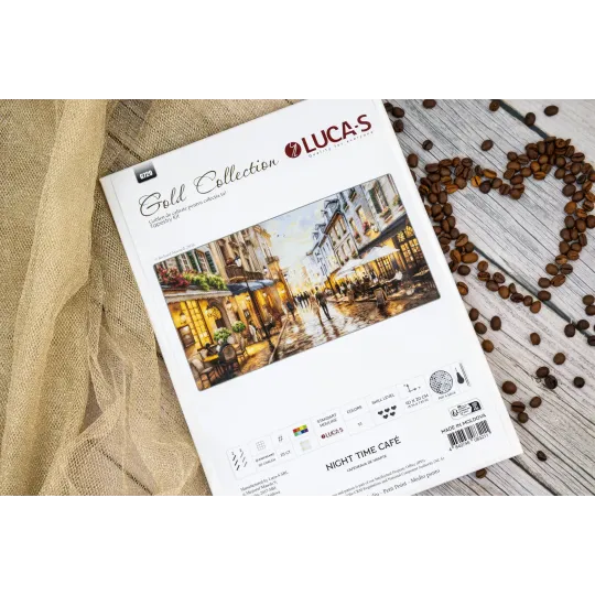 Cross Stitch Kit "Night Cafe" 40 x 20 cm SG729