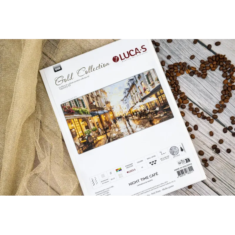 Kreuzstich-Set "Nachtcafé" 40 x 20 cm SG729