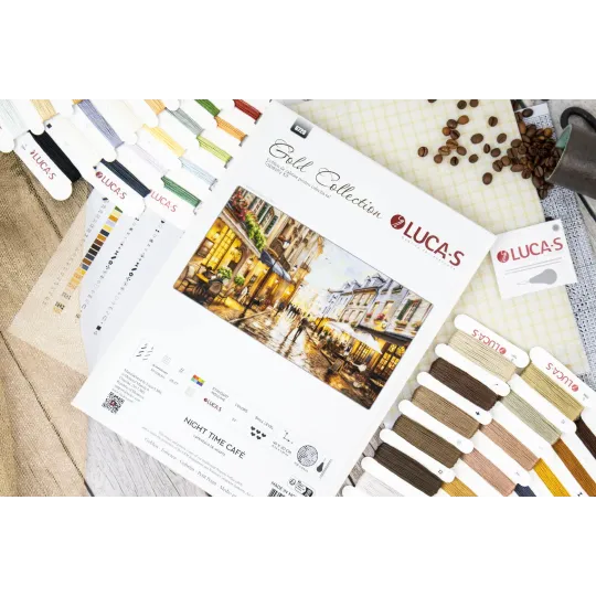 Набор для вышивания крестиком "Ночной Кафе" 40 x 20 см SG729