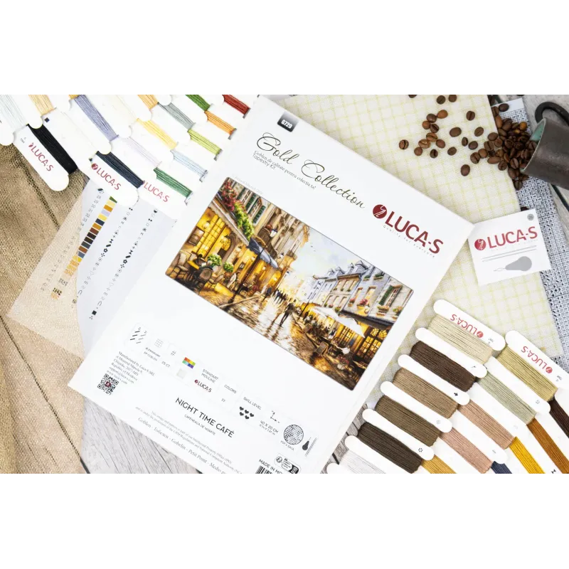 Cross Stitch Kit "Night Cafe" 40 x 20 cm SG729