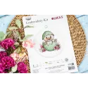 Cross Stitch Kit "First Smile of Spring" 10 x 10 cm SBC238