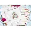 Cross Stitch Kit "First Smile of Spring" 10 x 10 cm SBC238