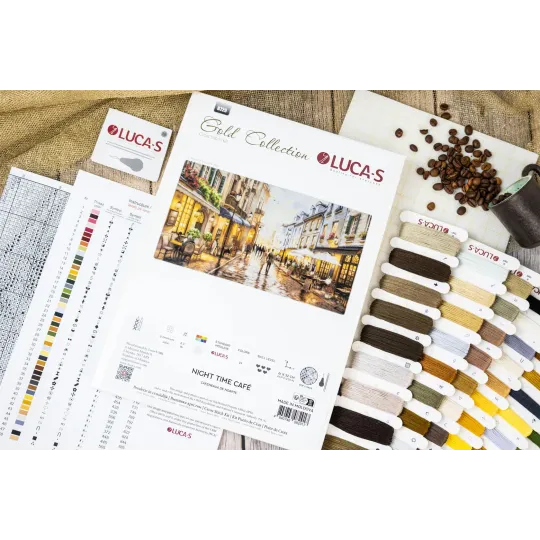 Cross Stitch Kit "Night Cafe" 61 x 32 cm SB729