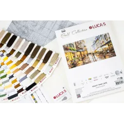 Набор для вышивания крестом "Ночное кафе" 61 x 32 cm SB729