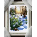 Cross Stitch Kit "Spring Is Coming" 21x30 cm SR2336