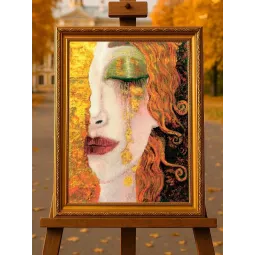 Набор для вышивания крестиком "Золотые слезы по картине А. М. Зильбермана" 30x40 см SR2314