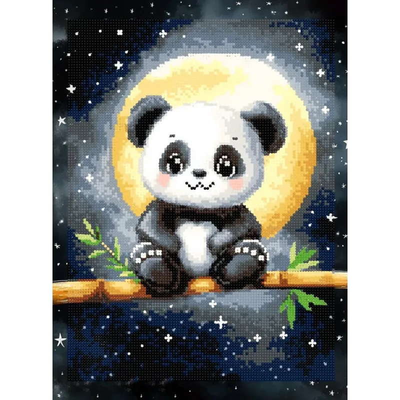 Diamond Painting kit with subframe "Panda" 30x40 cm VA926