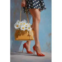 Diamond Painting kit with subframe "Summer mood" 30x40 cm VA921