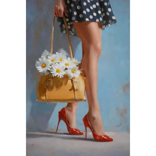 Diamond Painting kit with subframe "Summer mood" 30x40 cm VA921