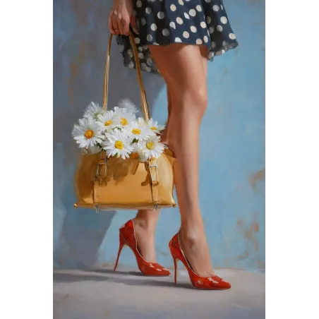 Diamond Painting kit with subframe "Summer mood" 30x40 cm VA921