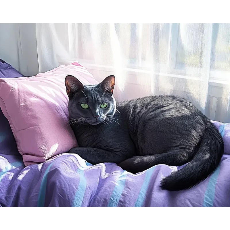 Diamond Painting Set mit Keilrahmen "Katze" 30x40 cm VA918