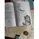 Cross stitch kit "Bookmark. Kitty." 8,5х9,5 cm SANZ-73