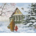 Cross stitch kit "Quiet happiness" SANT-20