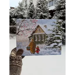 Kreuzstichset "Ruhiges Glück" 28,5 х 24 cm SANT-20