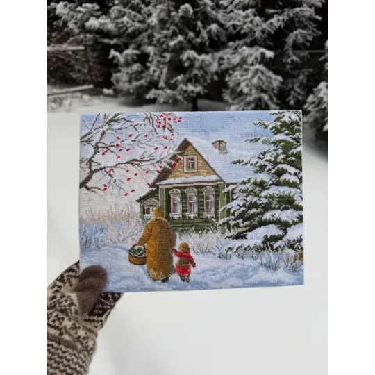 Cross stitch kit "Quiet happiness" SANT-20