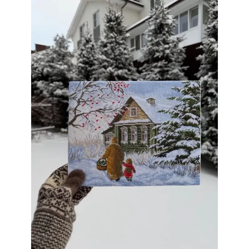 Cross stitch kit "Quiet happiness" SANT-20