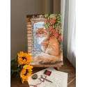 Cross stitch kit "Ginger cat" SANR-59