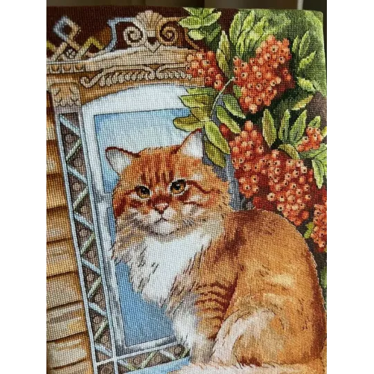 Cross stitch kit "Ginger cat" 26,5 х 37,5 cm SANR-59