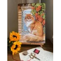Cross stitch kit "Ginger cat" 26,5 х 37,5 cm SANR-59