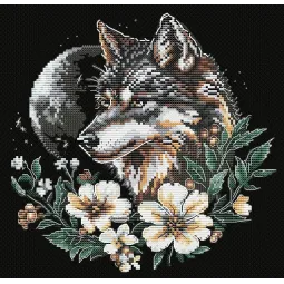 Cross stitch kit "Guardian of the Night" 18,5 х 18 cm SANH-07