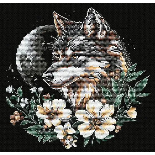 Cross stitch kit "Guardian of the Night" 18,5 х 18 cm SANH-07