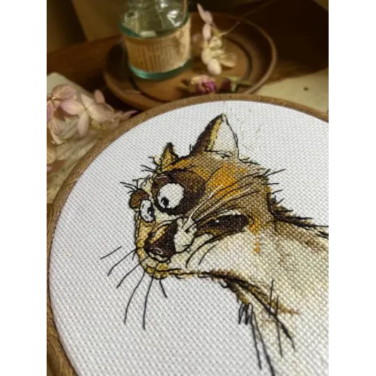 Cross stitch kit "Emotions. Shock." SANE-05