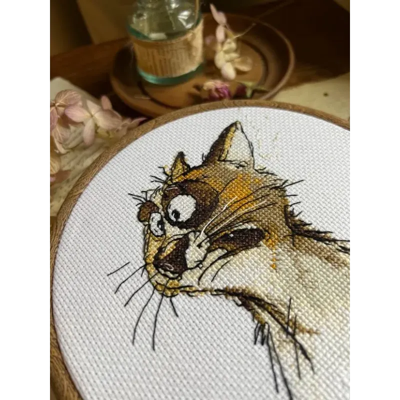 Cross stitch kit "Emotions. Shock." SANE-05