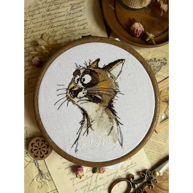 Cross stitch kit "Emotions. Shock." SANE-05