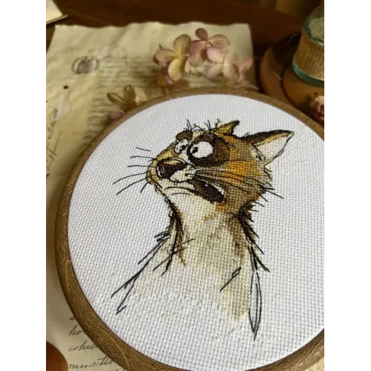 Cross stitch kit "Emotions. Shock." SANE-05