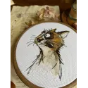 Cross stitch kit "Emotions. Shock." 11 х 12 cm SANE-05